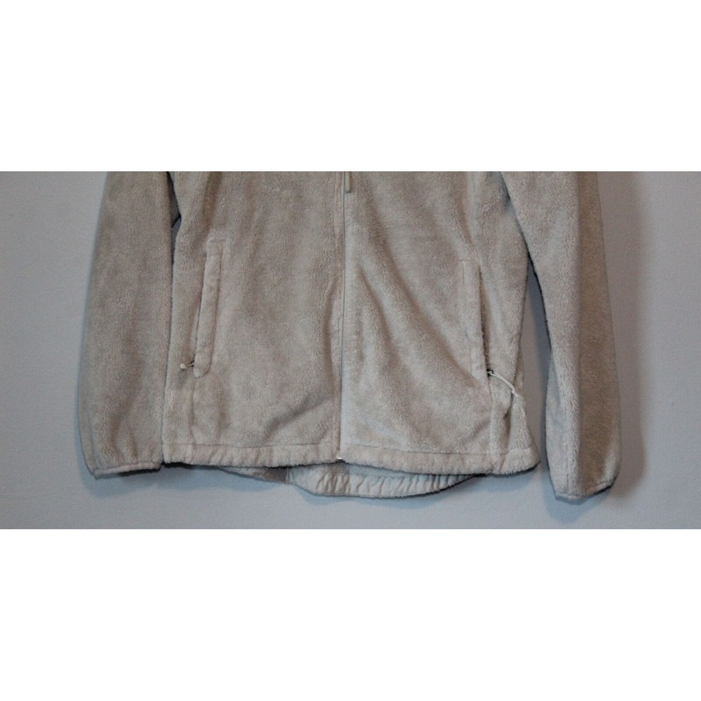 The North Face Osito Fleece Full Zip Jacket Cream Beige Small Cozy Sherpa Teddy - Picture 5 of 11